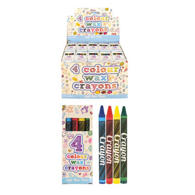 WAX CRAYONS KIDS PARTY BAG FILLERS - 120 PACK. STOCK INTERNAL TRF \\\KD13340