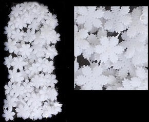 25MM X 2.7M SNOWFLAKE GARLAND WHITE. TD165178WHITE \\\KD13341