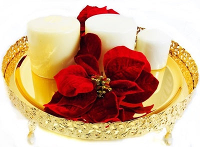 GOLD PLATED PAAN DAN TRAY - LARGE. 512267 HCH150 \\\KD13388