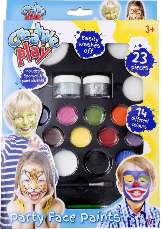 CREATIVE PLAY PARTY FACE PAINTS SETS. 1374252 \\\KD13405