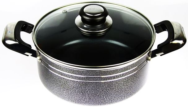 NONSTICK CASSEROL 28CM CREAMIC SHRINK PACK. NS017 \\\KD13446