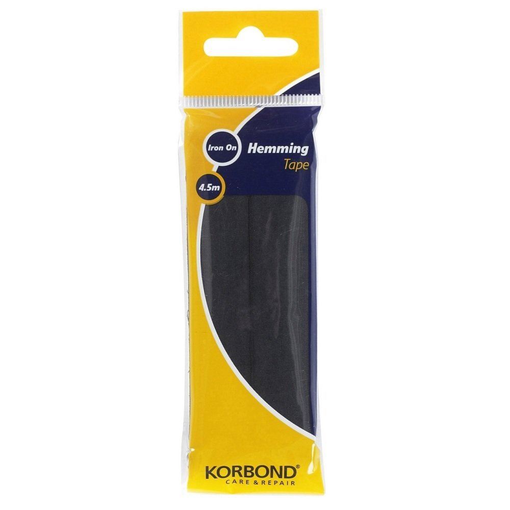 KORBOND HEMMING TAPE BLACK 4.5M. K110032 \\\KD13462