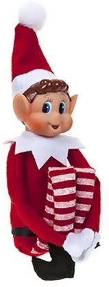 12' BENDABLE POSEABLE ELF FIGURE BOY. PI446070BOY \\\KD13468