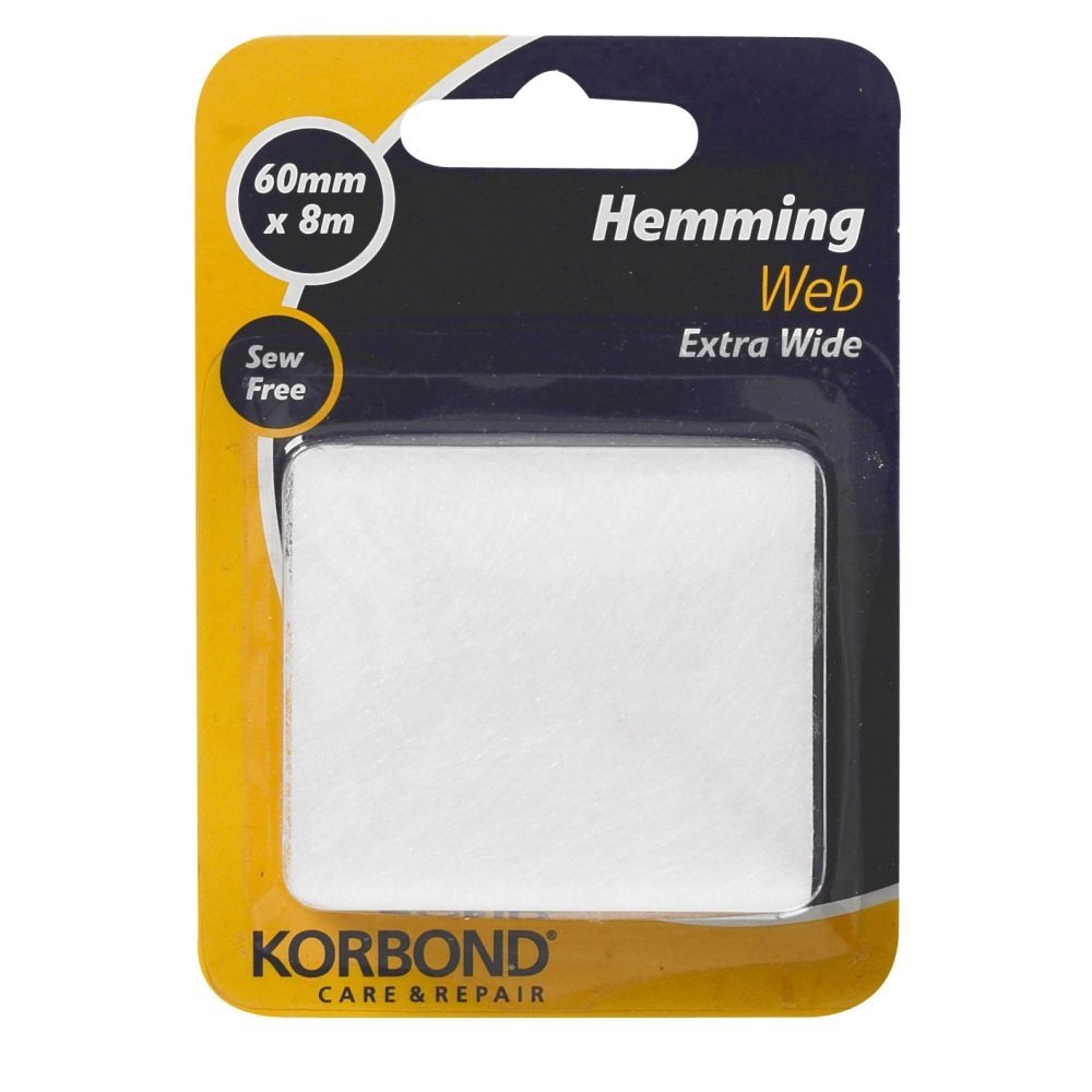 KORBOND EXTRA WIDE HEMMING WEB 60MM X 8M. KO110048 \\\KD13503
