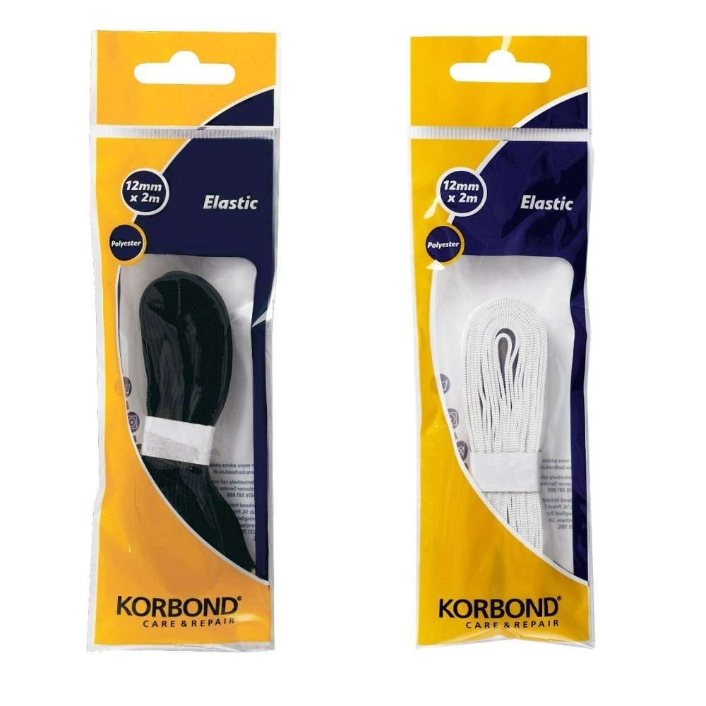 KORBOND ELASTIC WHITE 12MMX2M. K110386 \\\KD13521