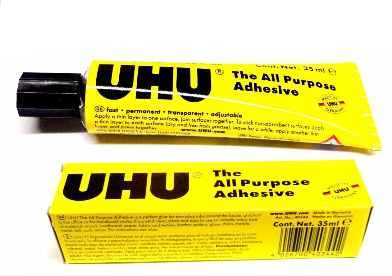 UHU ALL PURPOSE GLUE ADHESIVE BOX 35ML. 42875 \\\KD13540