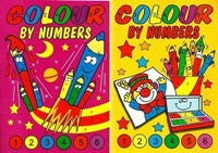 A4 COLOUR BY NUMBERS BOOK 40 PAGES. 735 283576 \\\KD13541