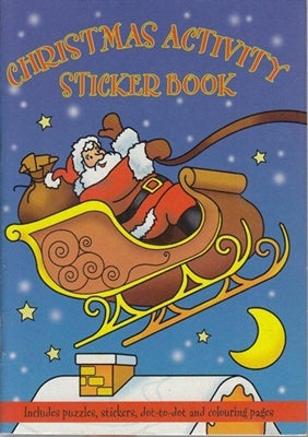 A6 CHRISTMAS STICKER ACTIVITY BOOK. 3140 285600 \\\KD13548