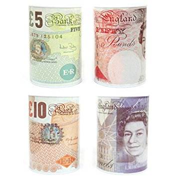 13.5 CM X 15 CM NOTE DESING MONEY TIN BOX. D43806 CD915 \\\KD13561