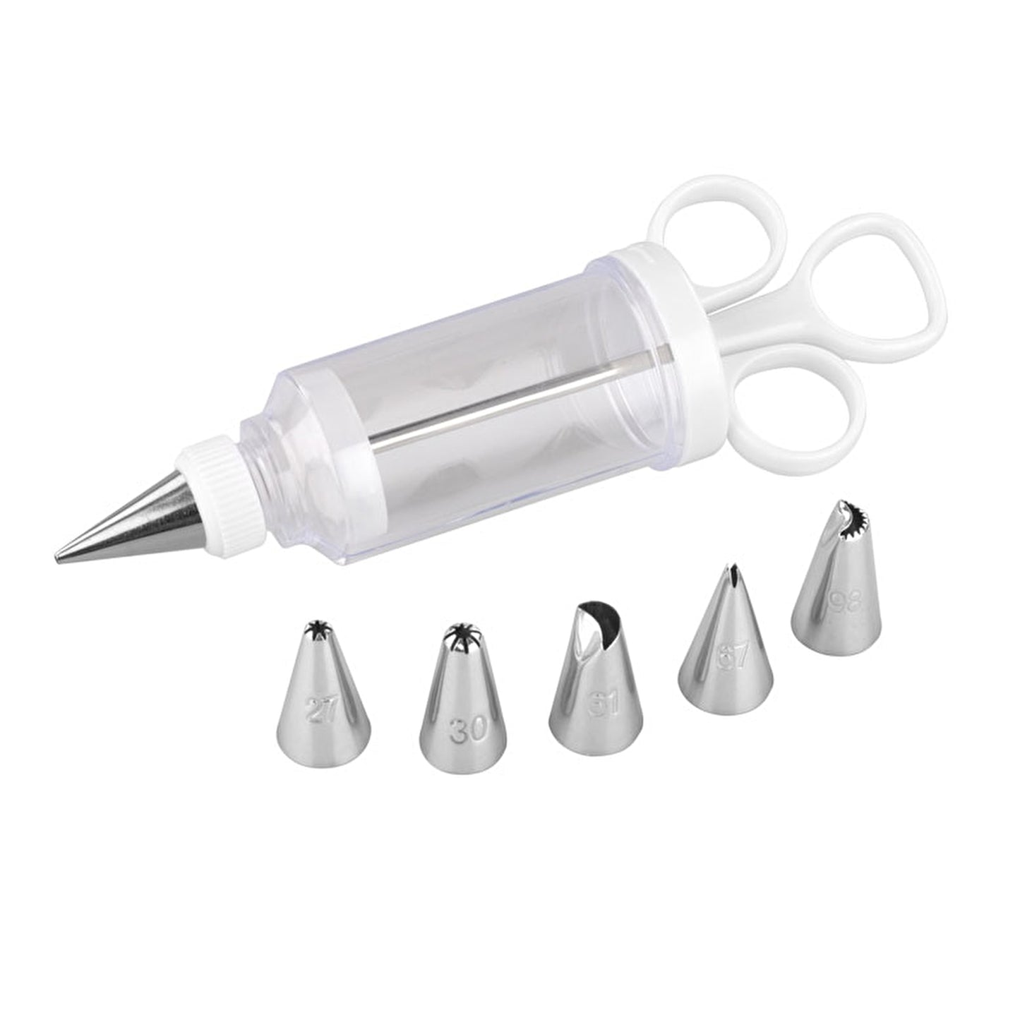 TALA ICING SYRINGE SET 6 NOZZLES. 10A09934 \\\KD13569