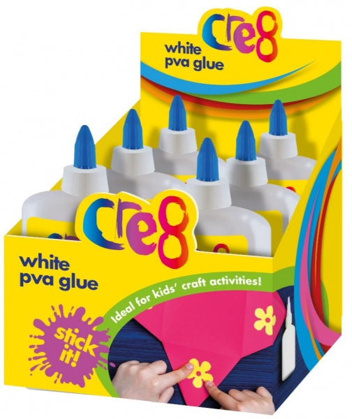 KIDS CREATE WHITE PVA CRAFT GLUE 250ML. P2913 GLVV \\\KD13587
