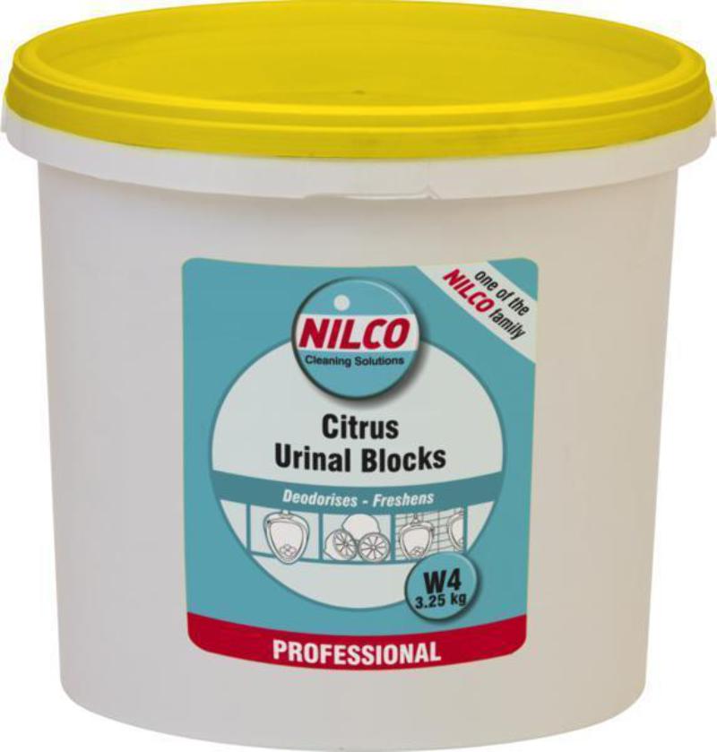 NICLO PROFESSIONAL TOILET URINAL BLOCKS 3.25KG CITRUS. 71375 \\\KD13604