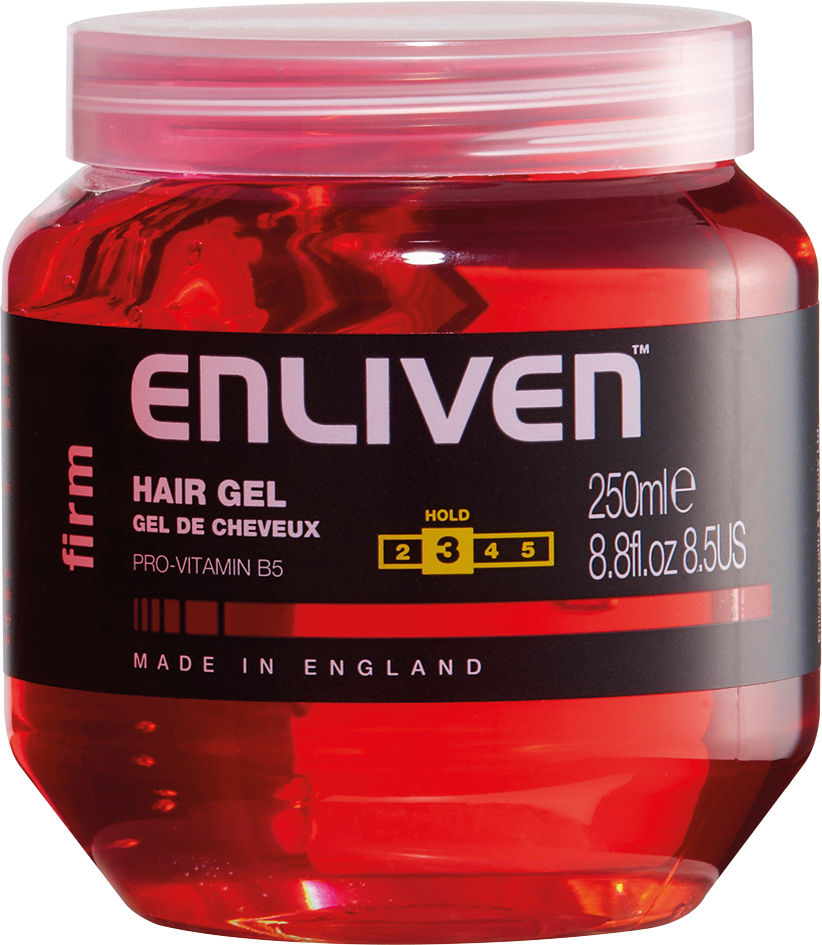ENLIVEN HAIR GEL WITH PRO VITAMIN B5 FOR FIRM MEDIUM HOLD 250MLRED \\\KD13663