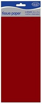 COUNTY 10 PACK RED TISSUE PAPER. CA40 \\\KD13707