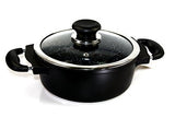 MASTERCOOK 24CM BLACK DIE CAST ALUMINIUM NON STICK SOUP POT. CCA031 \\\KD13710