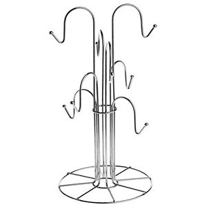 8 CUP MUG TREE CHROME 23 DIA X 38.5CM H. PH0509025 \\\KD13734