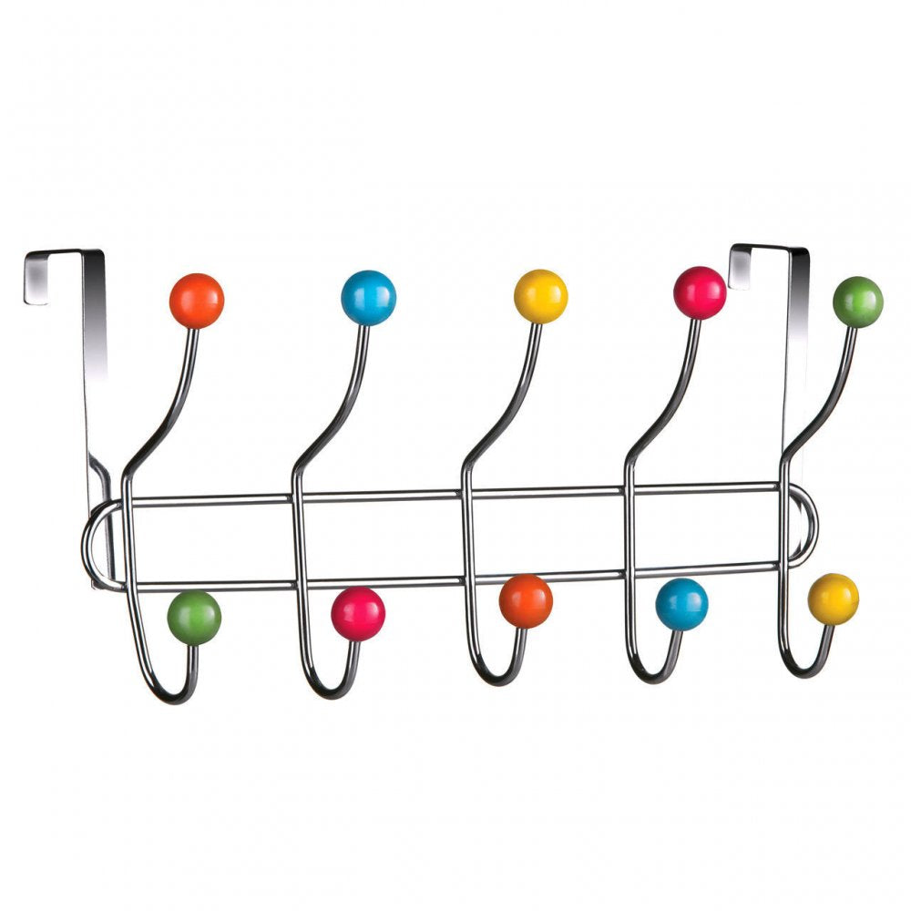 CHRM 10HOOK OVER DOOR HANGER MULTI COLOUR PLASTIC BALLS. PH0509646 \\\KD13740