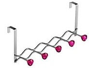 CHR 5HOOK OVER HANGER H/PINK DIAMANTES. PH0509684 \\\KD13741