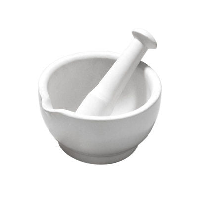 WHT MORTAR & PESTLE 13.6X7.8CM. PH1001103 \\\KD13749