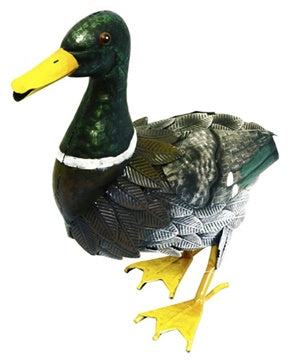 METAL MALLARD DUCK GARDEN ORNAMENT. RT84010 \\\KD13805