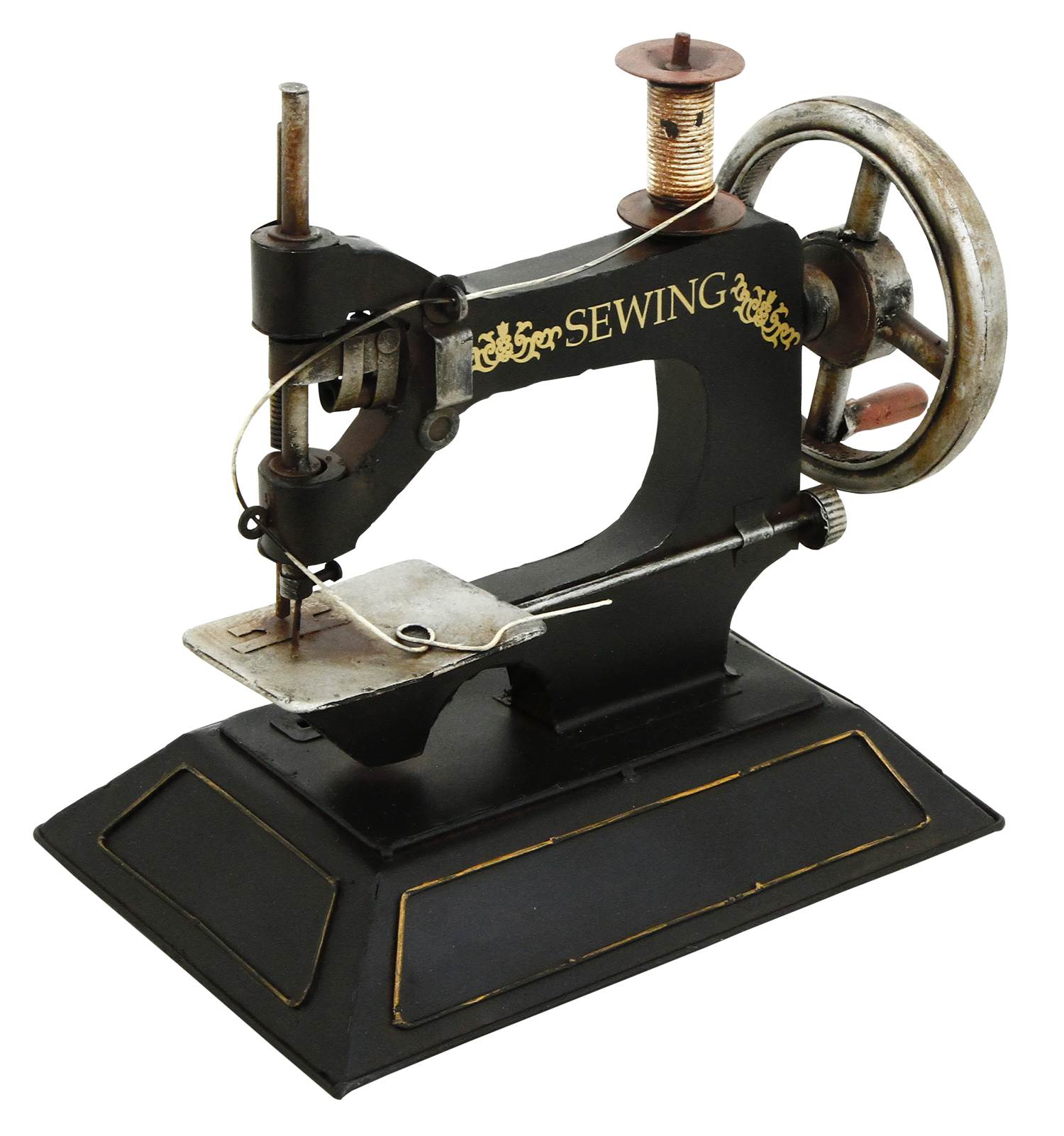 METAL SEWING MACHINE ORNAMENT. RT84075 \\\KD13817