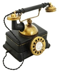 METAL TELEPHONE SAVING BOX ORNAMET. RT84079 \\\KD13818