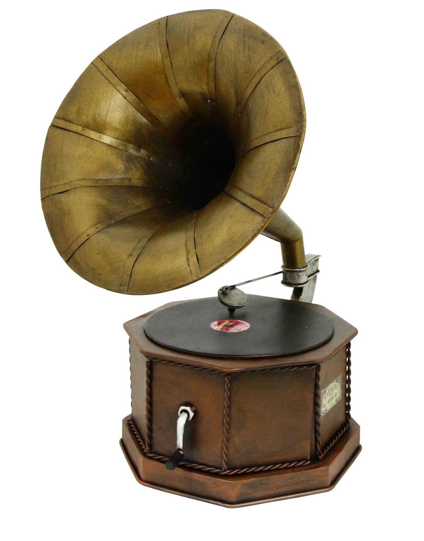 METAL GRAMOPHONE ORNAMENT. RT84082 \\\KD13819