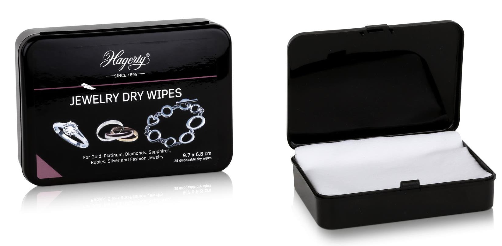 25 HAGERTY JEWELERY DISPOSABLE DRY WIPES. 262416 A116339 \\\KD13866
