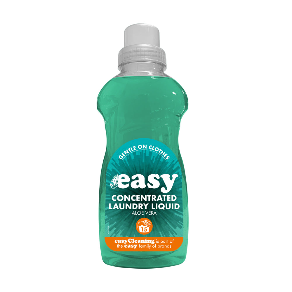 EASY ALOE VERA GENTEL LAUNDRY LIQIUD DETERGENT 750ML 8/PK. E2006449 \\\KD13954