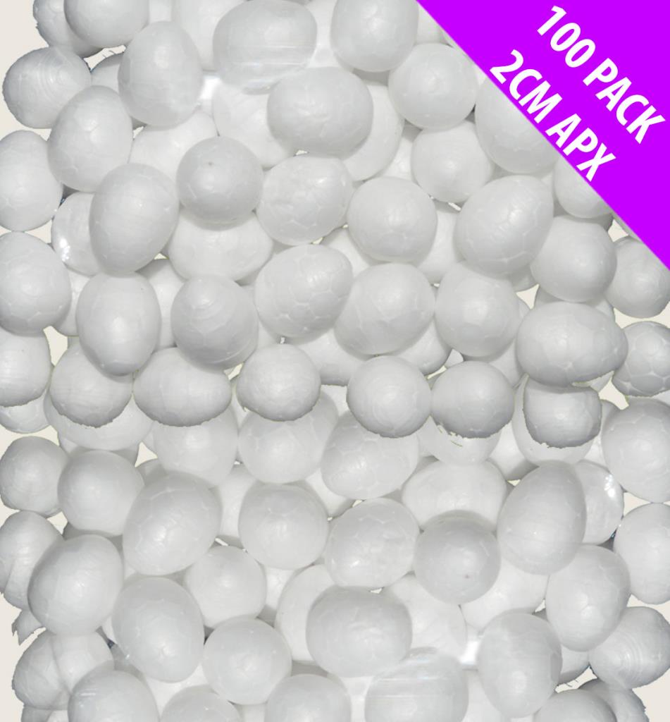 MINI DECORATION FOAM EGGS 100/PK. DP06535 \\\KD13958