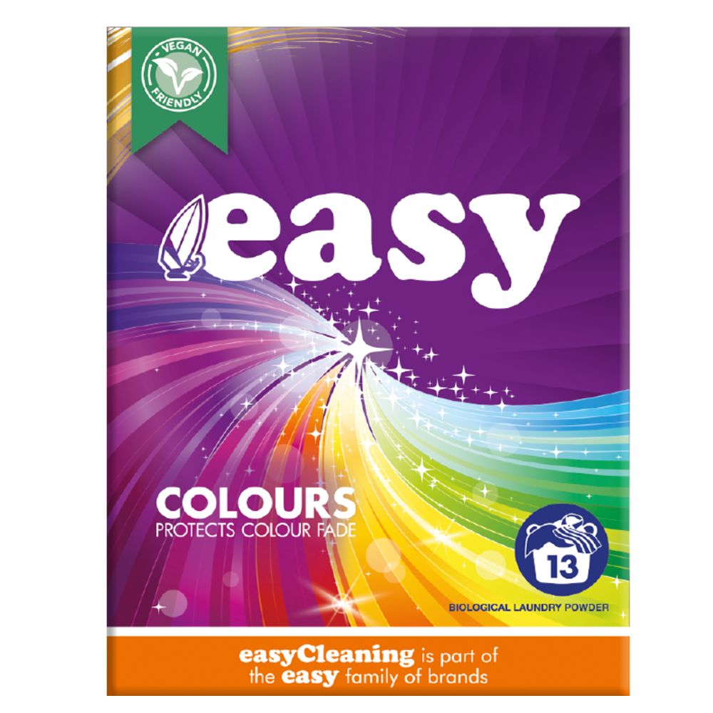 EASY COLOUR BIO WASHING POWDER 13 WASH 884G 6/PK. E2008620 \\\KD13988