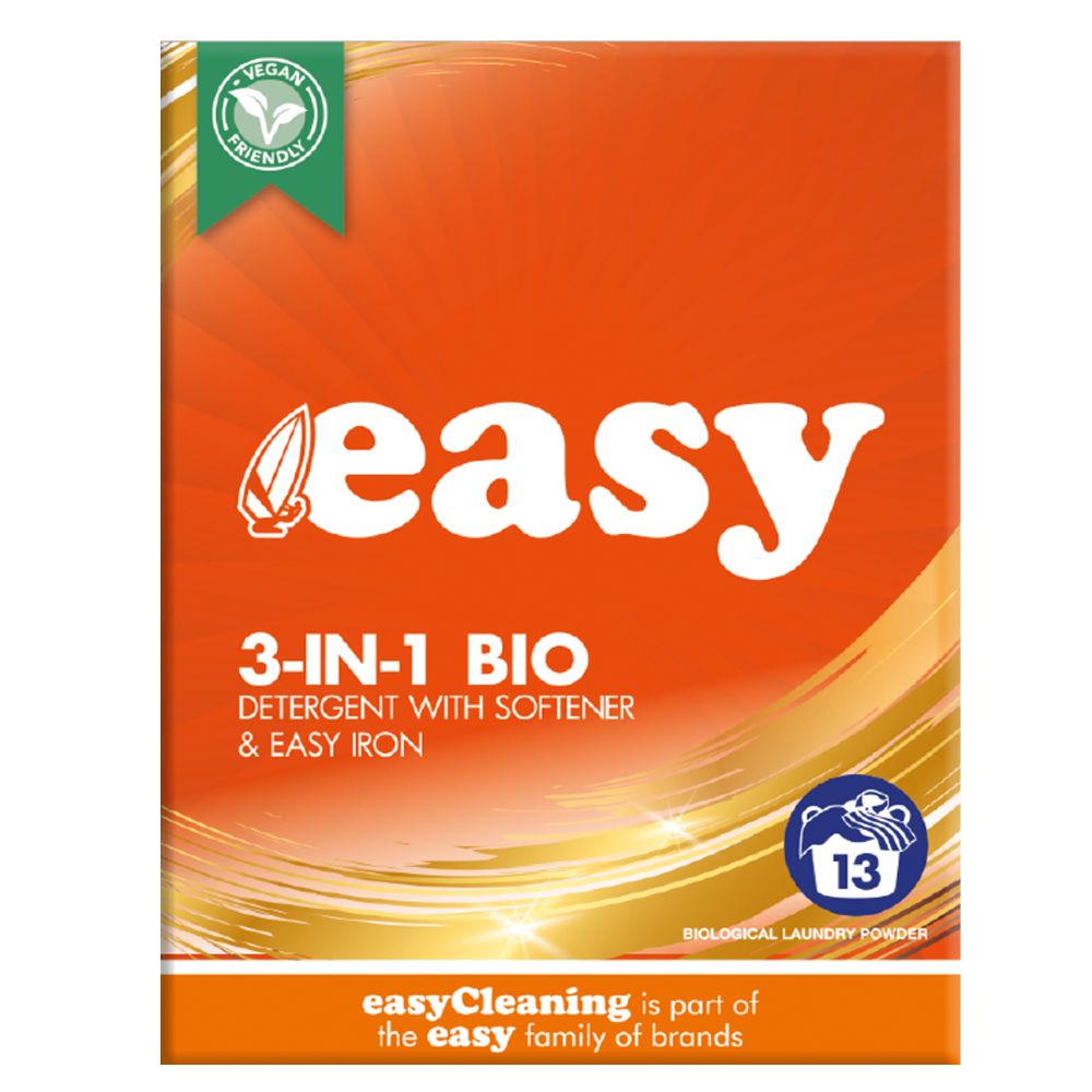 EASY 3 IN 1 BIO WASHING POWDER 13 WASH 884G 6/PK. E2008623 \\\KD13989
