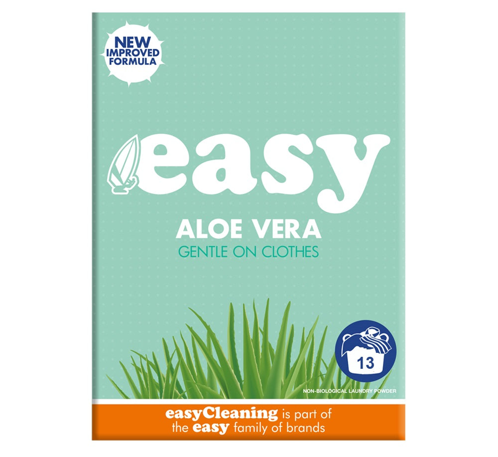 EASY ALOE VERA NON BIO WASHING POWDER 13 WASH 884G 6/PK. E2008622 \\\KD13990