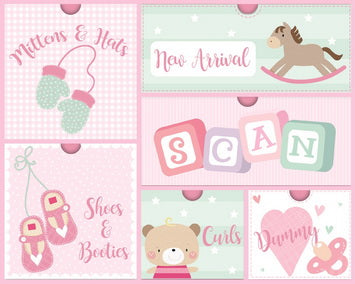 6 BABY GIRL KEEPSAKE BOX SET. EW21321 \\\KD14013