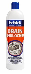 DE-SOLV-IT DRAIN UNBLOCKER & SANITISER 500ML. ZEP7391 \\\KD14022