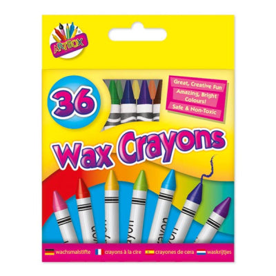 WAX CRAYONS 36 PACK. TA5079 \\\KD14055