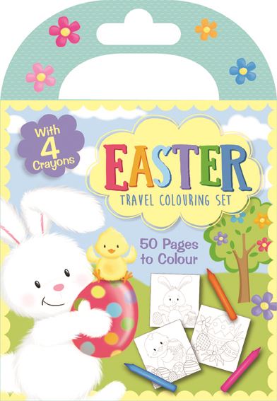 EASTER TRAVEL COLOURING SET. EW22317 \\\KD14059