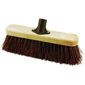 ELLIOTT FSC BROOM HEAD WITH NATURAL BASSINE FIBRES 29CM HEAD ONLY. 10F30164 \\\KD14064