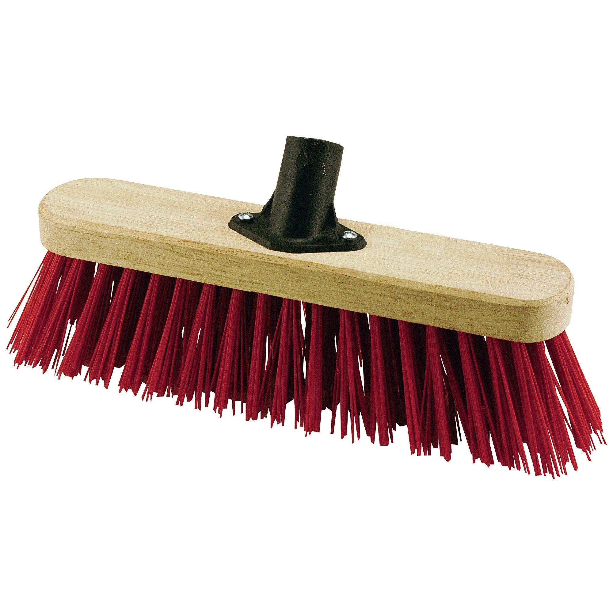 ELLIOTT FSC BROOM HEAD WITH STIFF FIBRES RED HEAD ONLY. 10F31177 \\\KD14066