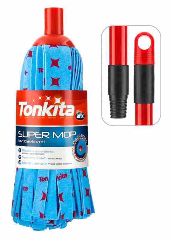 TONKITA SUPER MOP HANDLE NON WOVEN WITH HANDLE. TK023R \\\KD14140