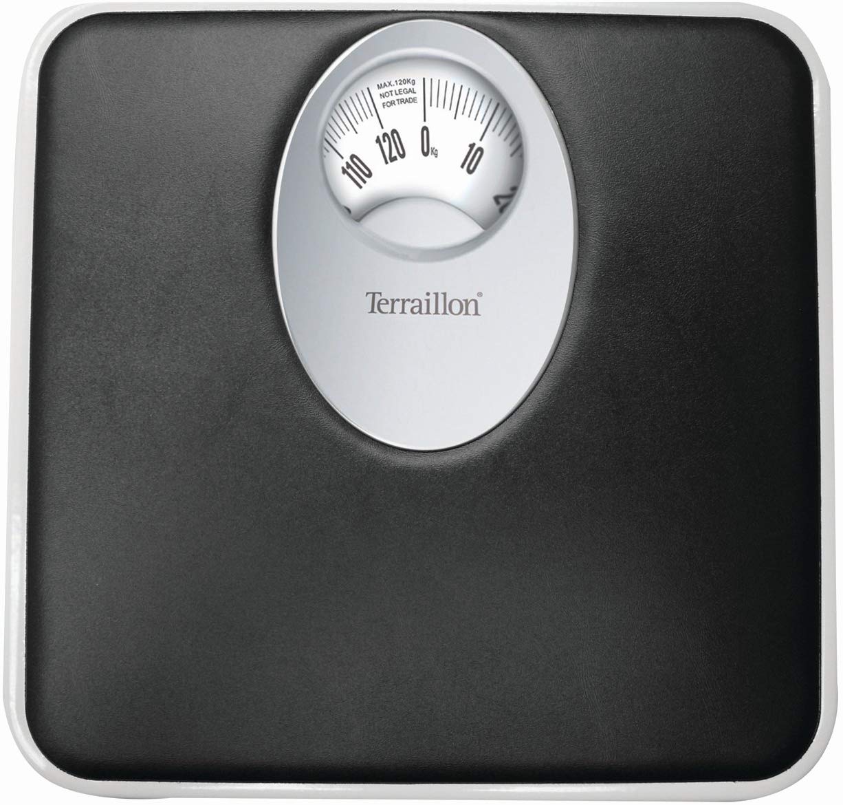 HANSON BLACK MECHANICAL BATHROOM SCALE WITH MAGNIFIED DISPLAY 120KG.. T61BLKGE H61BLKGE \\\KD14146