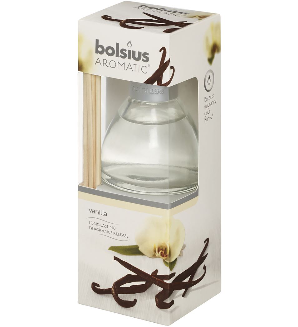 BOLSIUS AROMATIC LONG LASTING REED DIFFUSER VANILLA 45ML. 102926806775 \\\KD14178