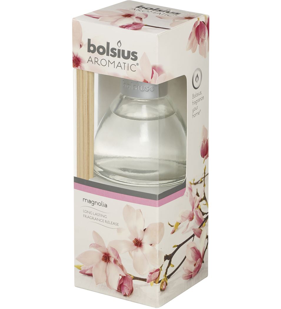 BOLSIUS AROMATIC LONG LASTING REED DIFFUSER MAGNOLIA 45ML. 102926806704 \\\KD14179