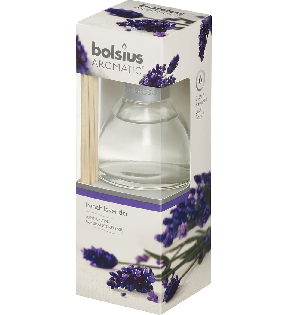 BOLSIUS AROMATIC LONG LASTING REED DIFFUSER LAVENDER 45ML. 102926806777 \\\KD14180