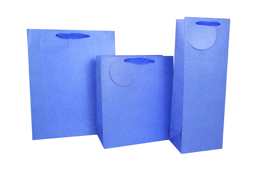 BLUE GLIMMER BOTTLE GIFT BAG. EW19149-4 \\\KD14188