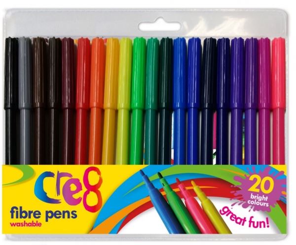 FIBRE PENS 24/PK. TA1091 \\\KD14257