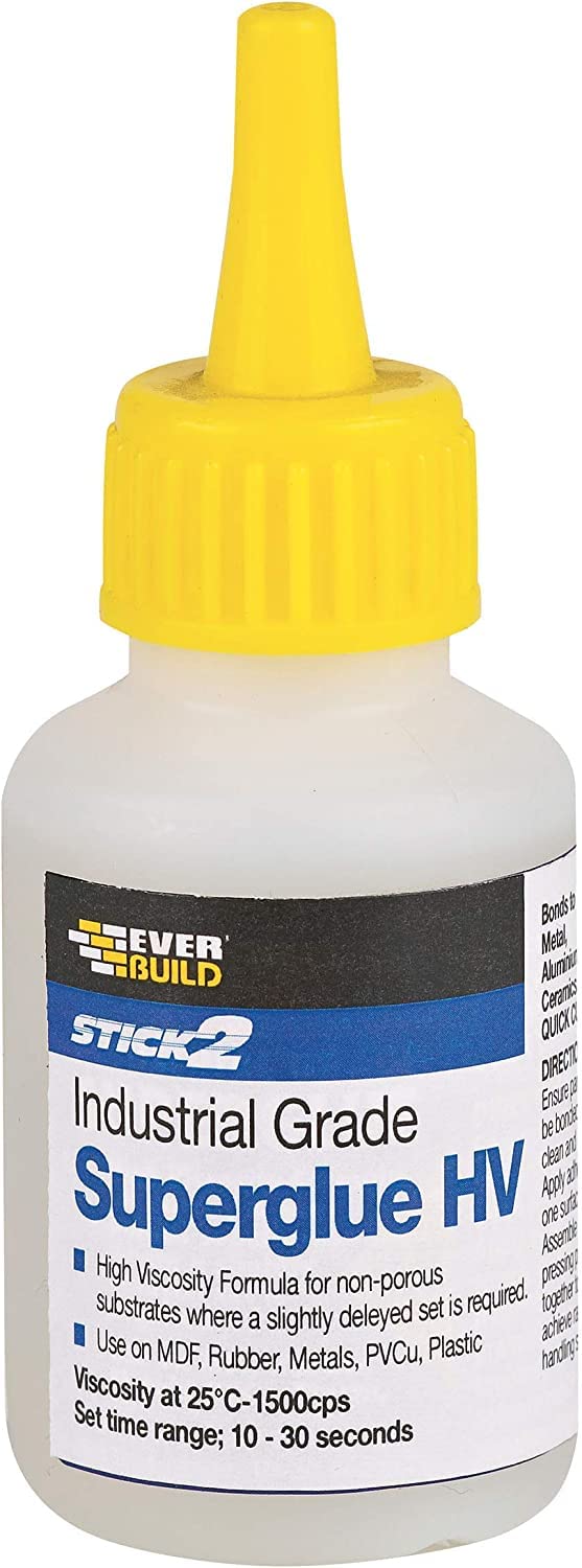 EVERBUILD STICK2 INDUSTRIAL SUPERGLUE HV 20G. 484654 HV20 \\\KD14264