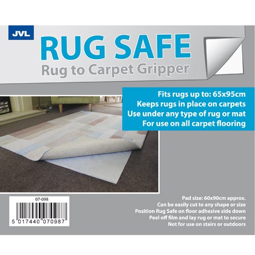 JVL RUG SAFE CARPET GRIPPER 60 X 90 CM. 07-098 \\\KD14279