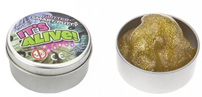 GLITTER SMART PUTTY IN TIN BOX. PI543067 \\\KD14327