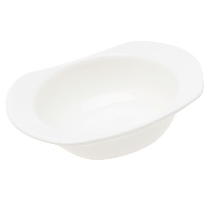 OBLING W/ROUND BOWLS MINI TAPAS DISH 11X9CM. PI645001 \\\KD14328